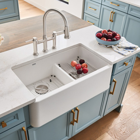 dwukomorowy zlew farmerski